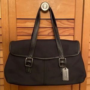 Coach Nylon Satchel—great condition!